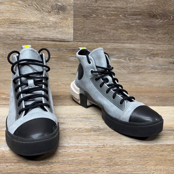 Converse All Star Disrupt CX Gray Faux Leather High Top Sneaker Women's Size 7 - Picture 6 of 7